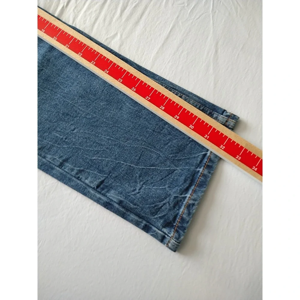 Levi's 514 Men's 36x32 Medium Wash Slim Straight Fit Stretch Denim Blue Jeans